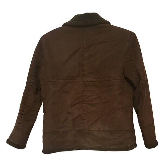 Womens Vintage Espirit Jacket Dark Brown 2 Pockets Sz Large - Picture 2 of 13